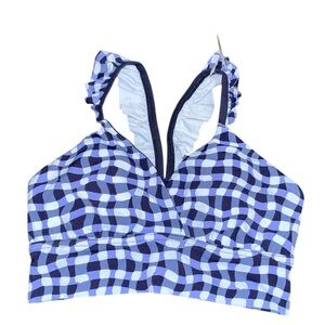 OFFLINE By Aerie Real Me Xtra Sports Bra Size Small Blue NWT A-15